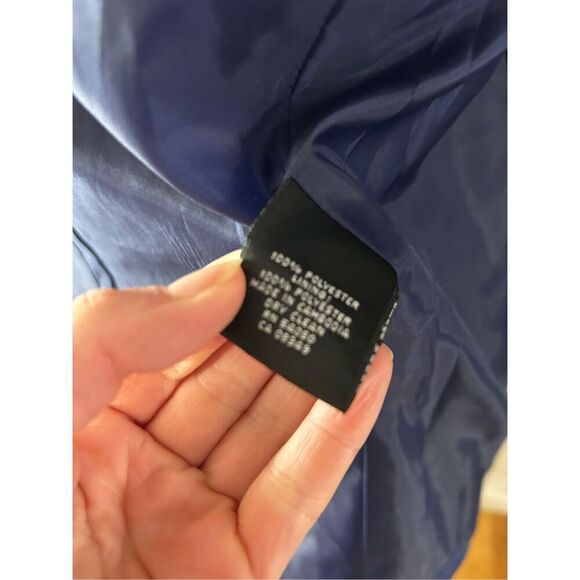 Kasper navy blue tailored blazer jacket size 6 - Picture 6 of 6